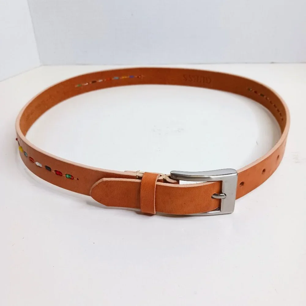 Vintage Guess Women's Belt size M Brown Leather
